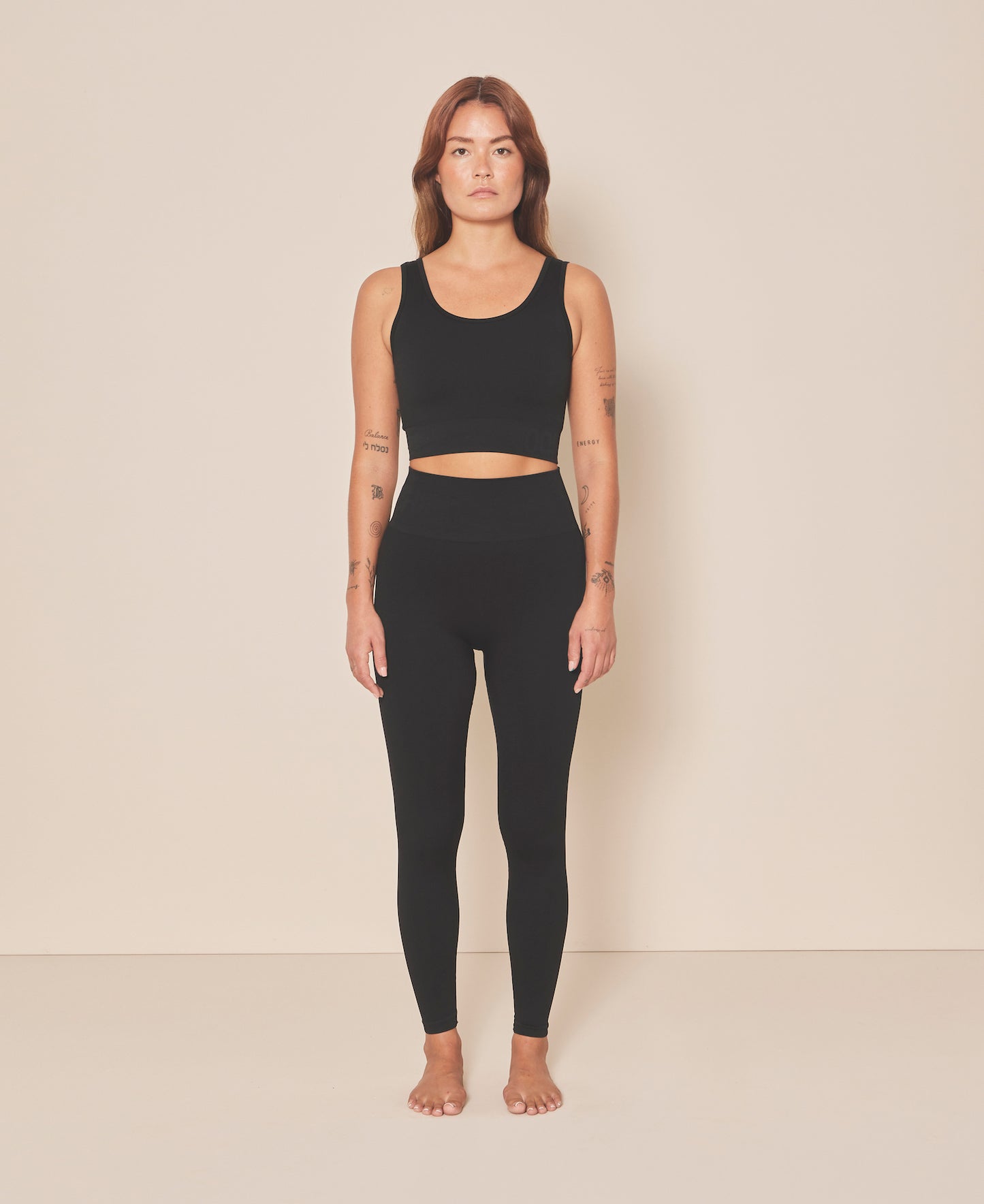 Moonchild Soft Rib Seamless Leggings -Black Iris