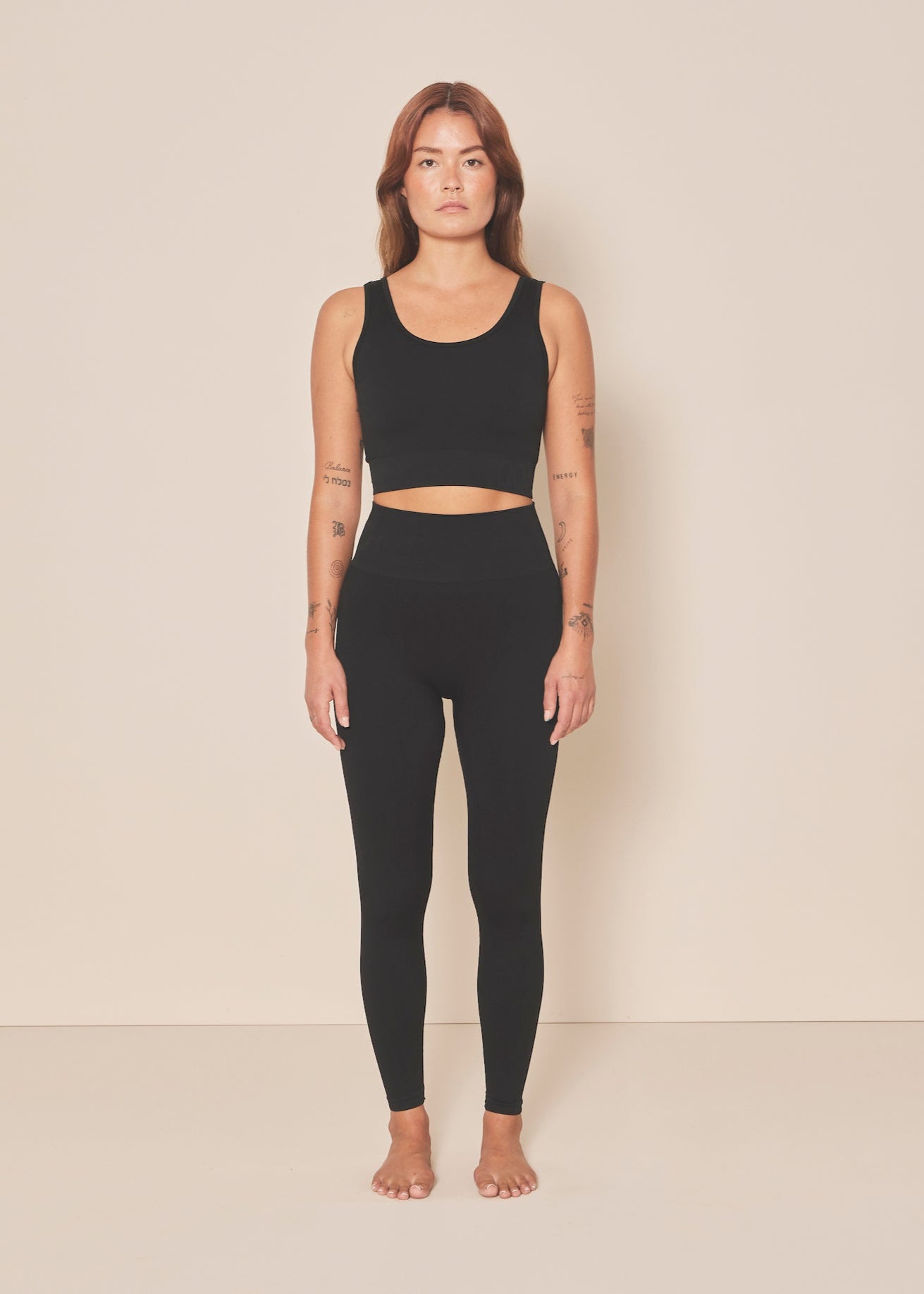 Moonchild Soft Rib Seamless Leggings -Black Iris