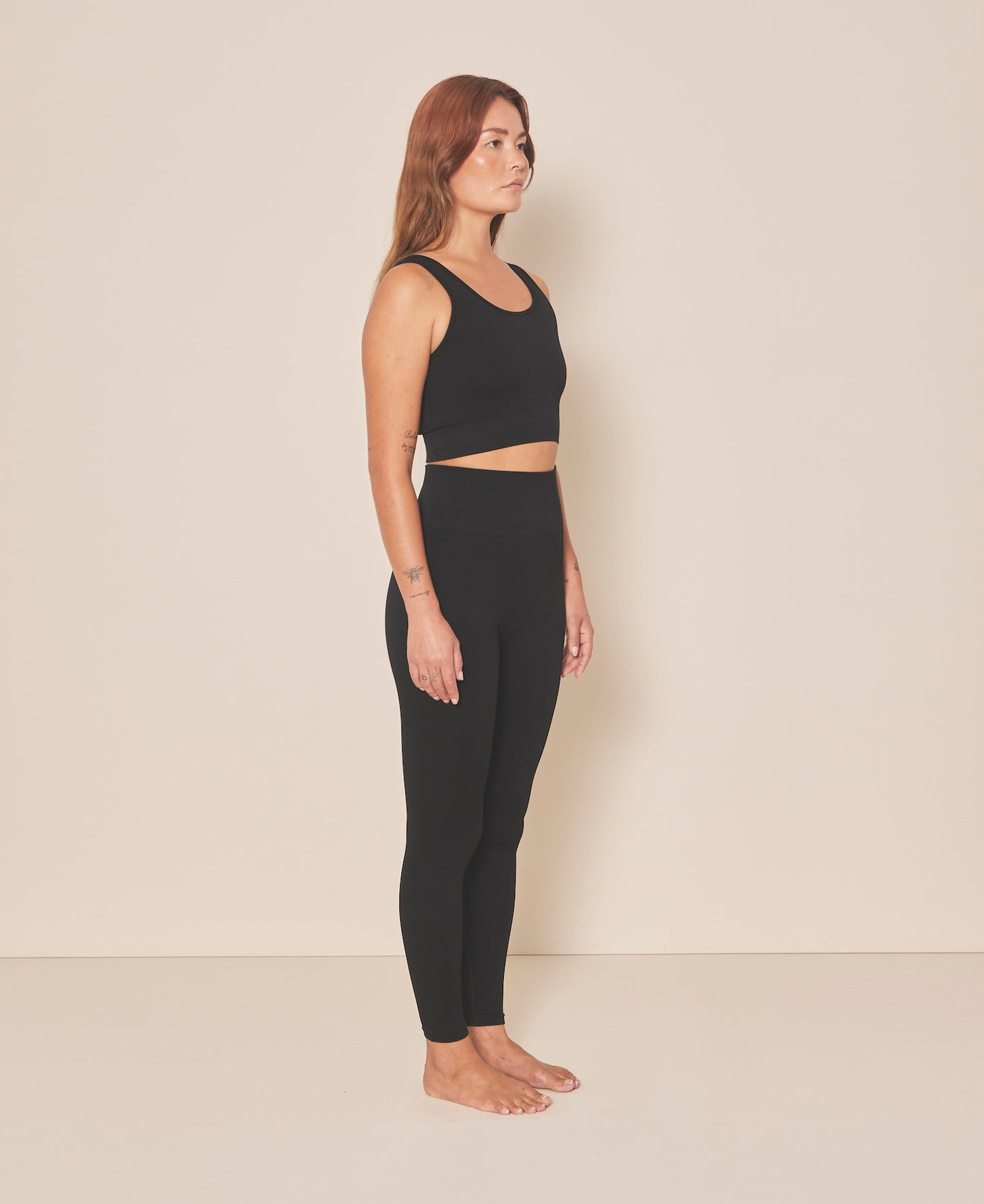Moonchild Soft Rib Seamless Leggings -Black Iris