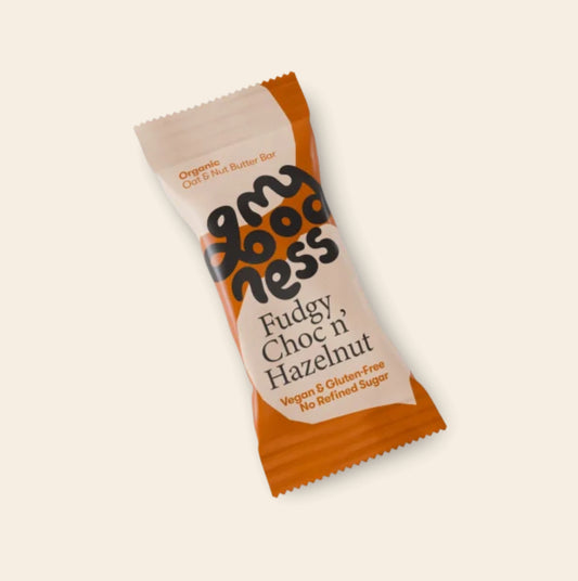 Fudgy Choc N’ Hazelnut – Oat & Nut Butter Bar 30g