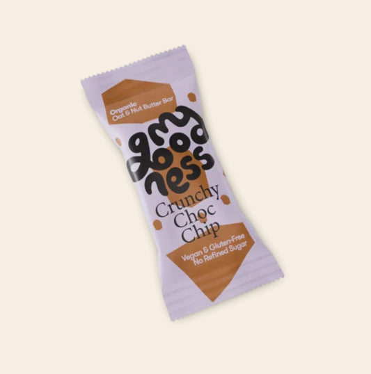 Crunchy Choc Chip – Oat & Nut Butter Bar 30g