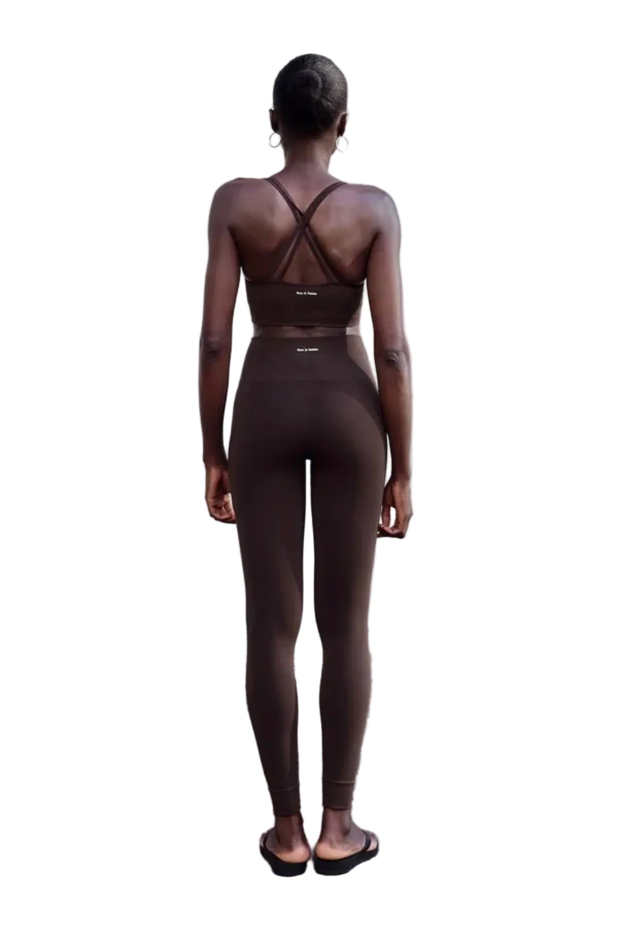 Yoga Bamboo Bra, Deep Espresso, Run & Relax
