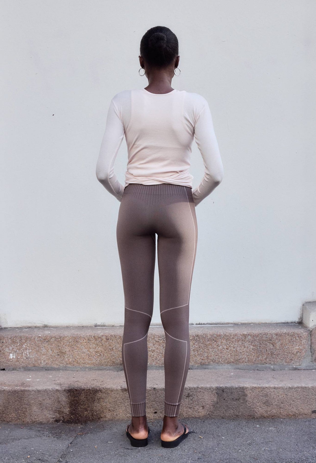 Basic Wrap Sweater - pink