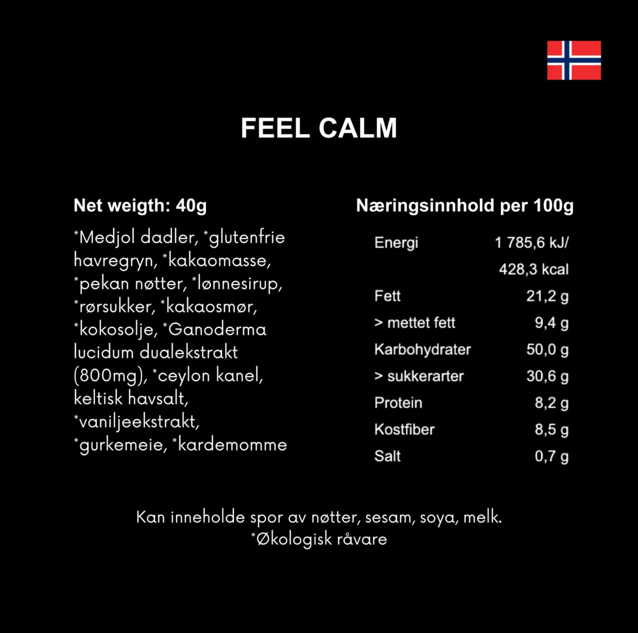 Fungybar, Feel Calm 45g