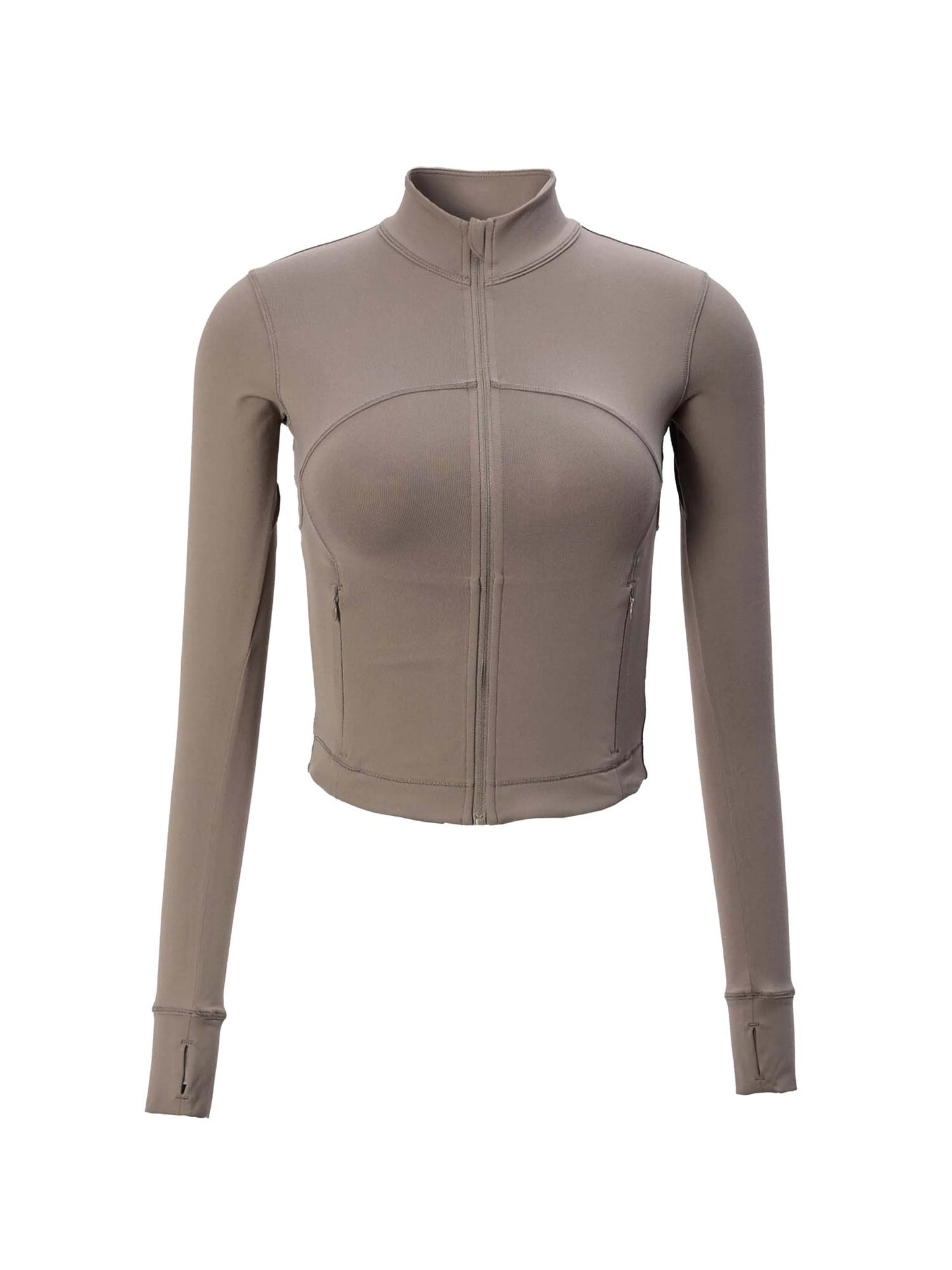 Sculptluxe Zip Jacket Truffle