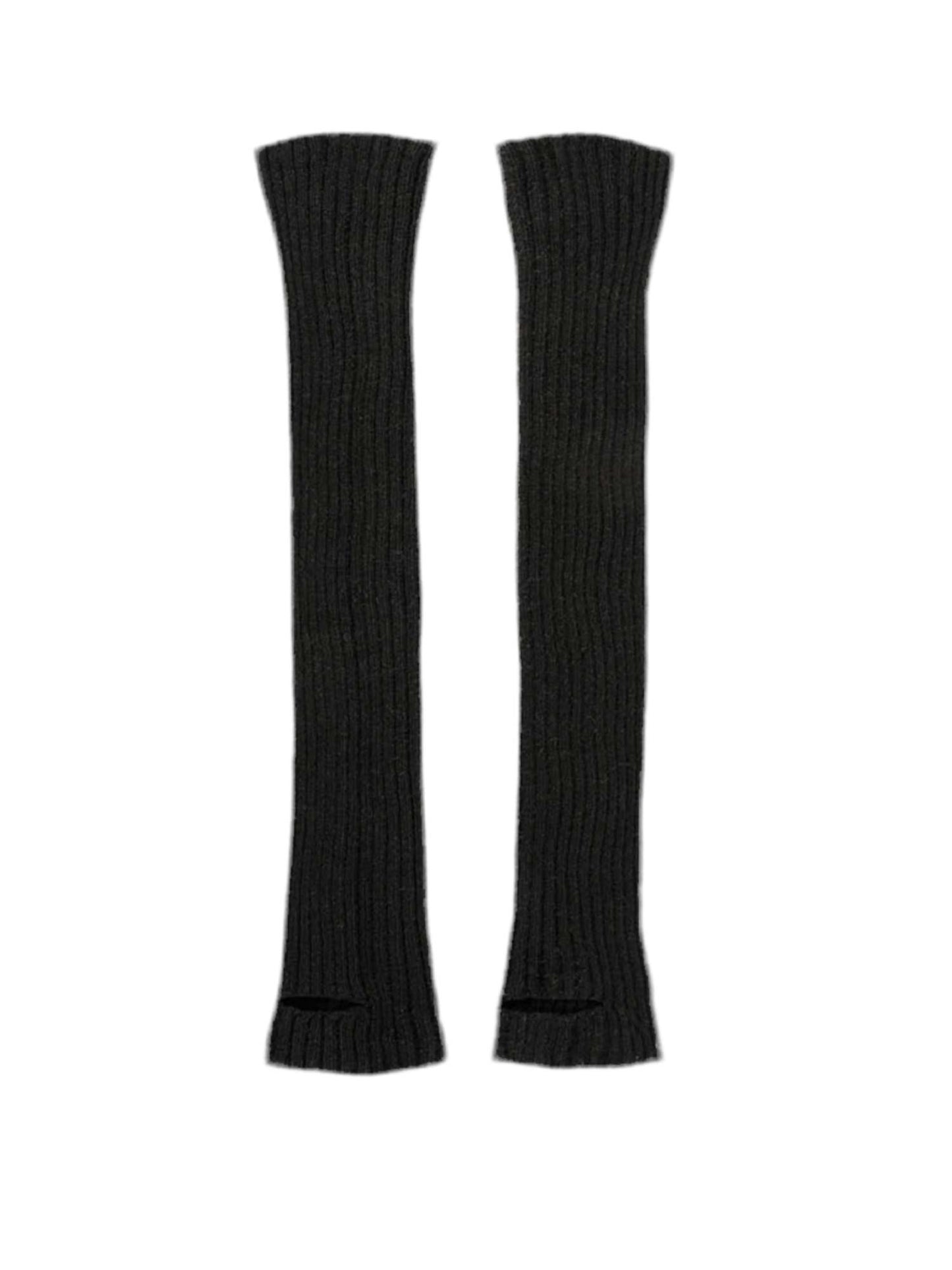 Leggvarmere s - 100% Merino Ull (Svart)