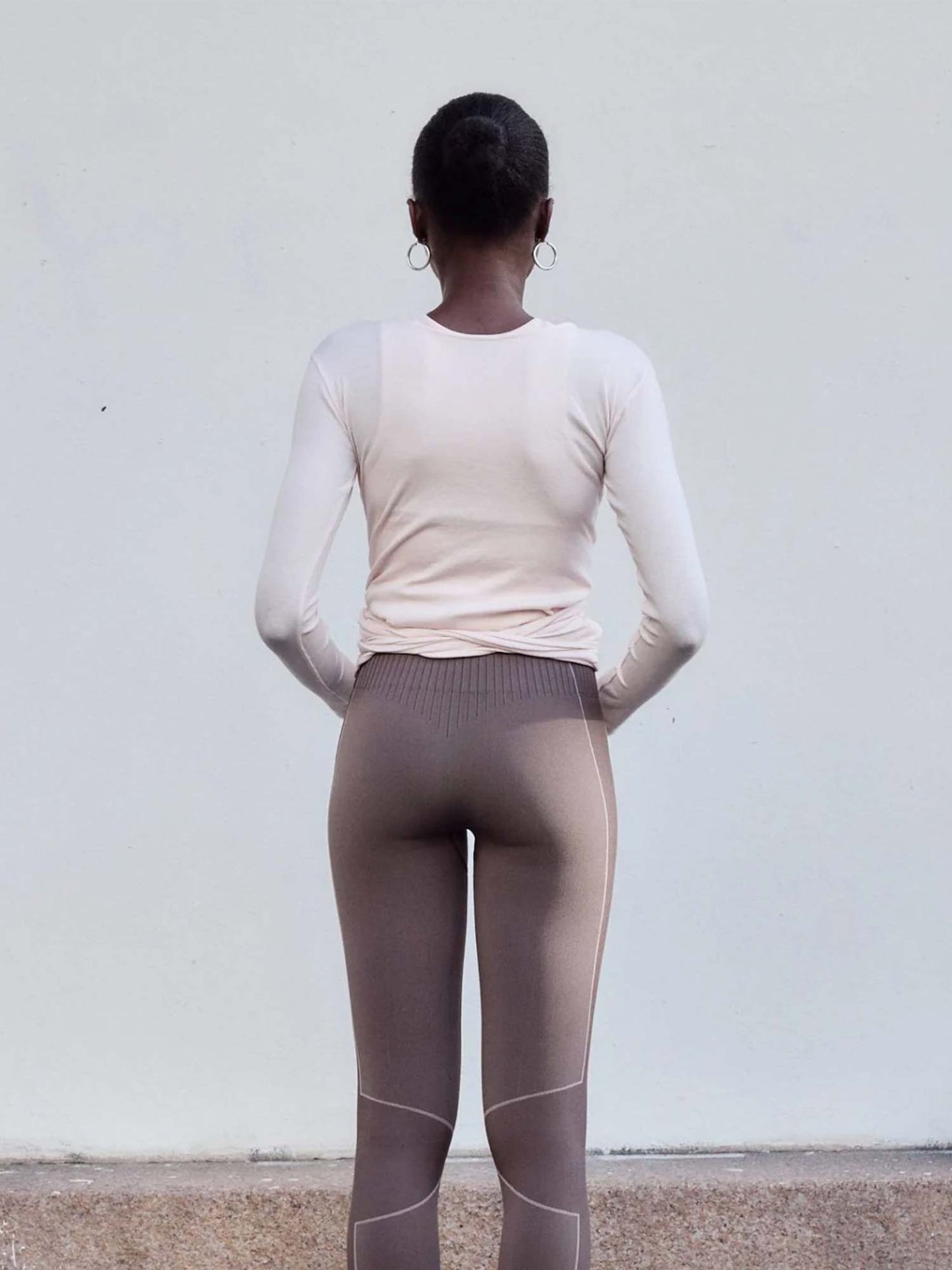 Basic Wrap Sweater - pink