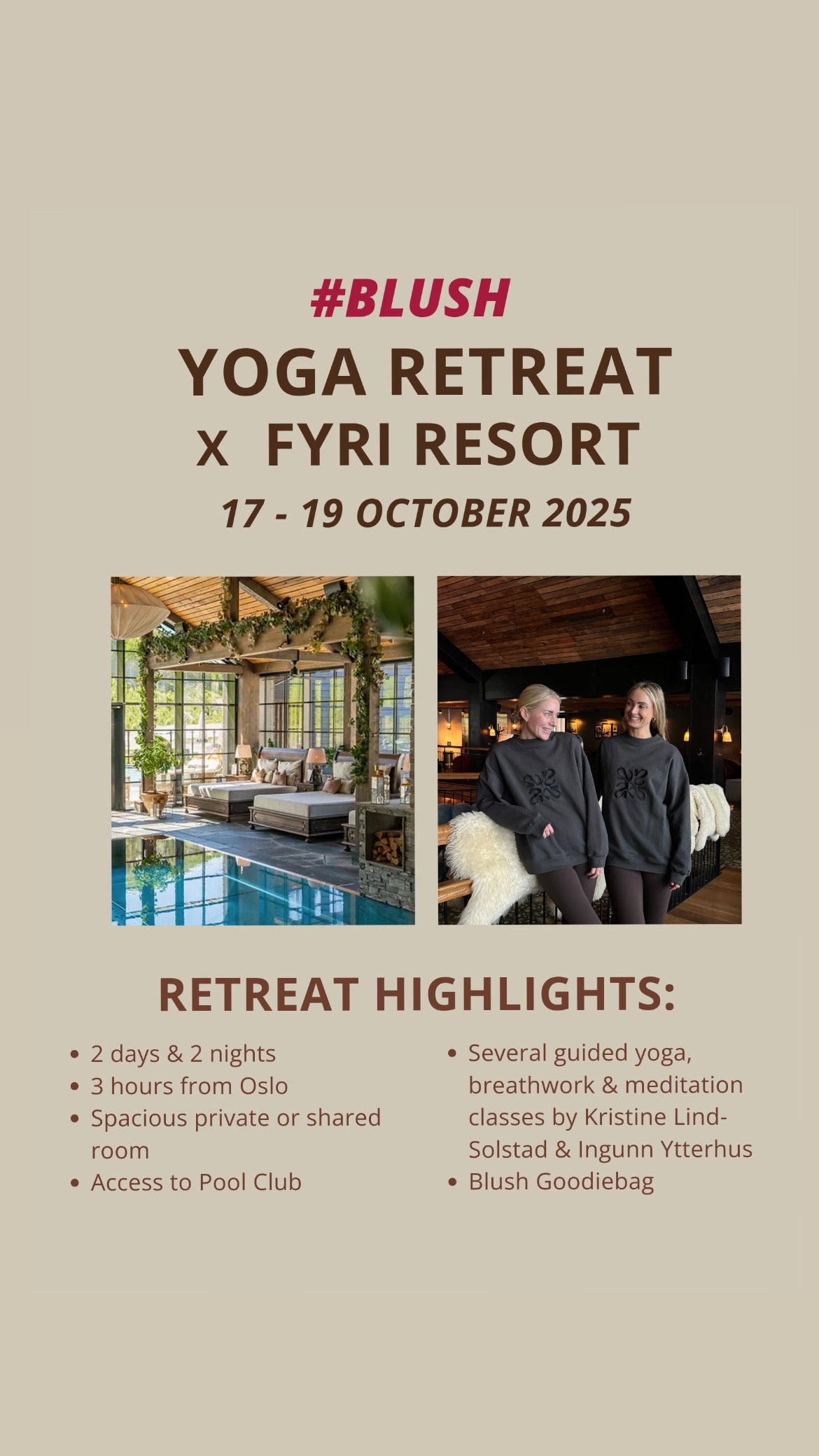 Yogaretreat Fyri - Enkeltrom