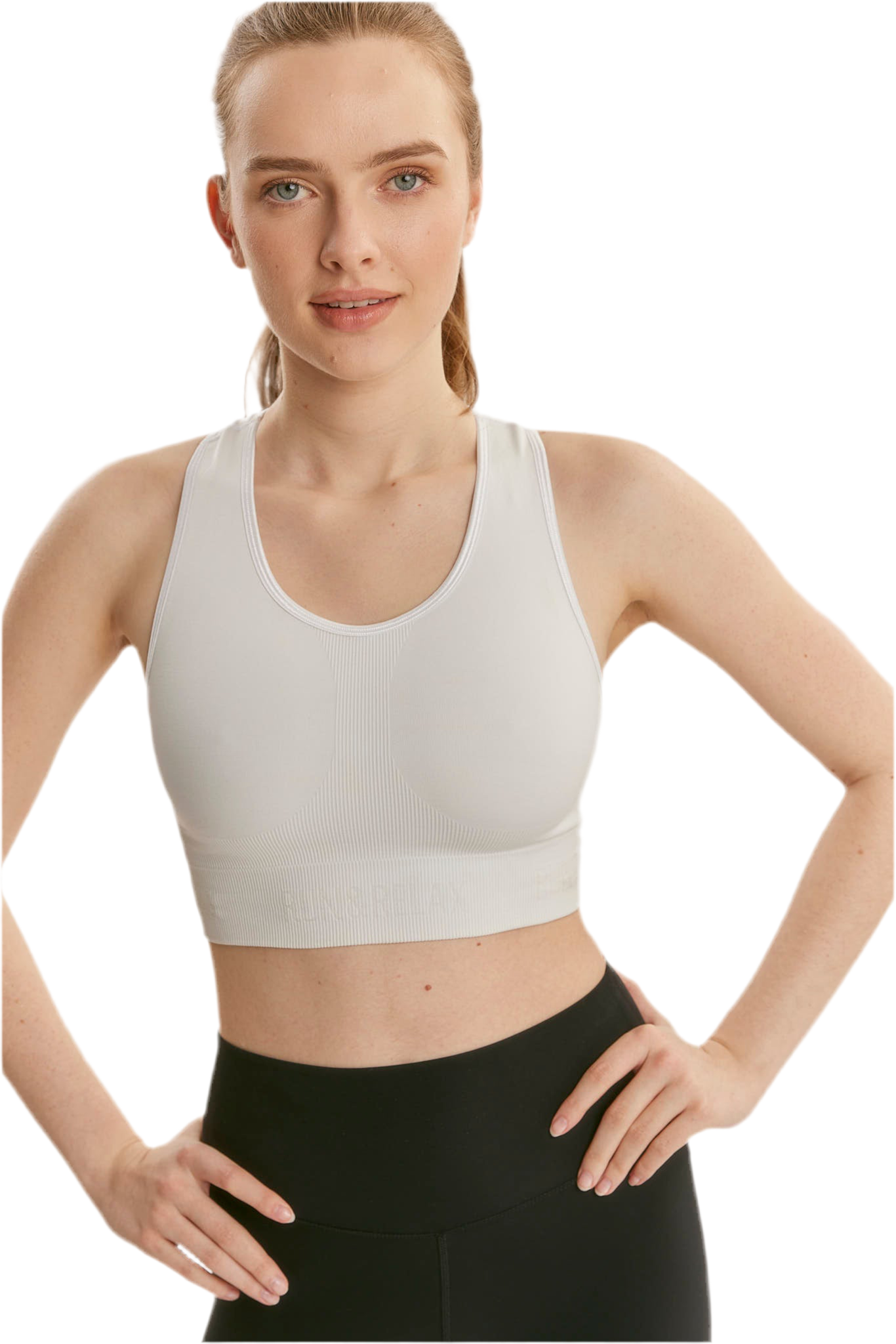 Seamless Bra - White