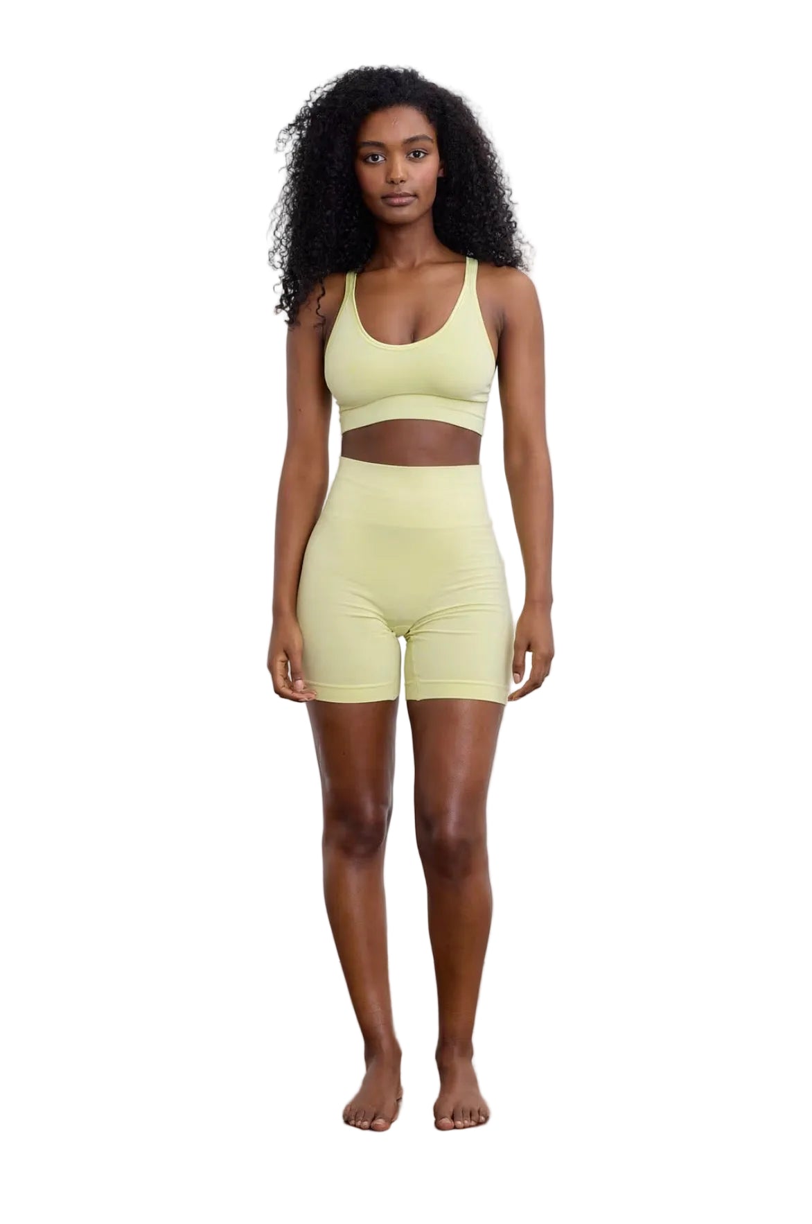Bamboo Shorts, 6 inch, Electric Yellow, Run & Relax
