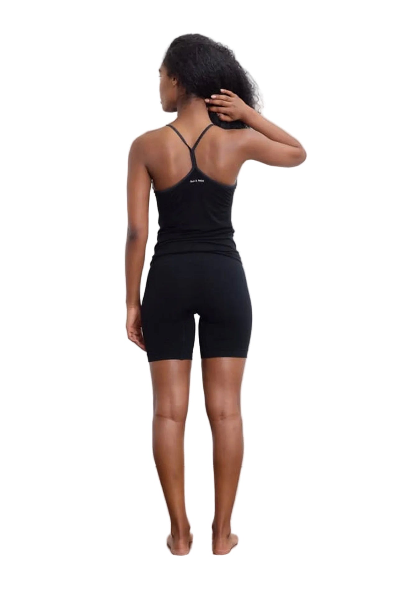 Bamboo Shorts, 6 inch, Beautiful Black, Run & Relax