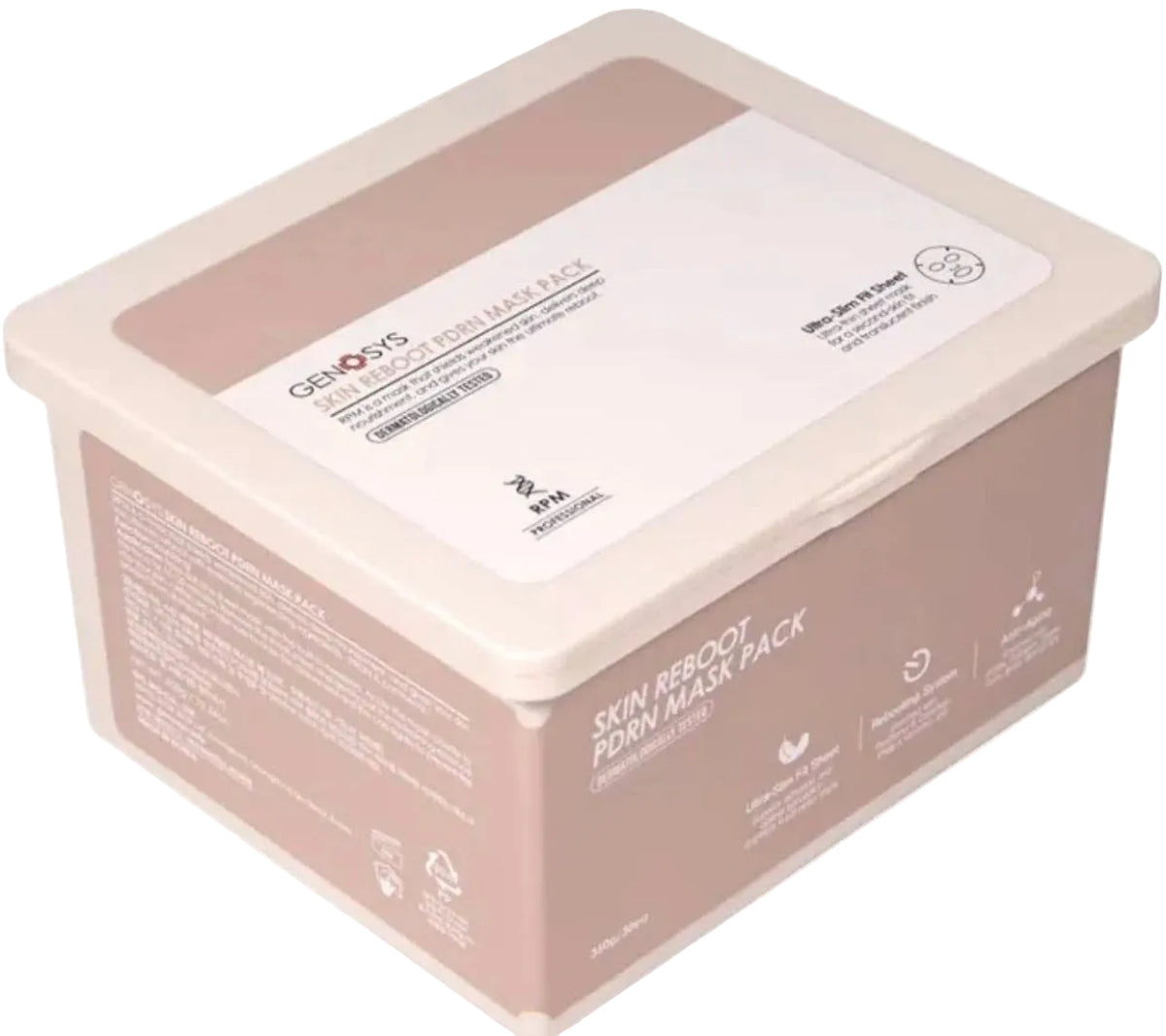 Genosys Skin Reboot PDRN Mask Pack – 30 stk