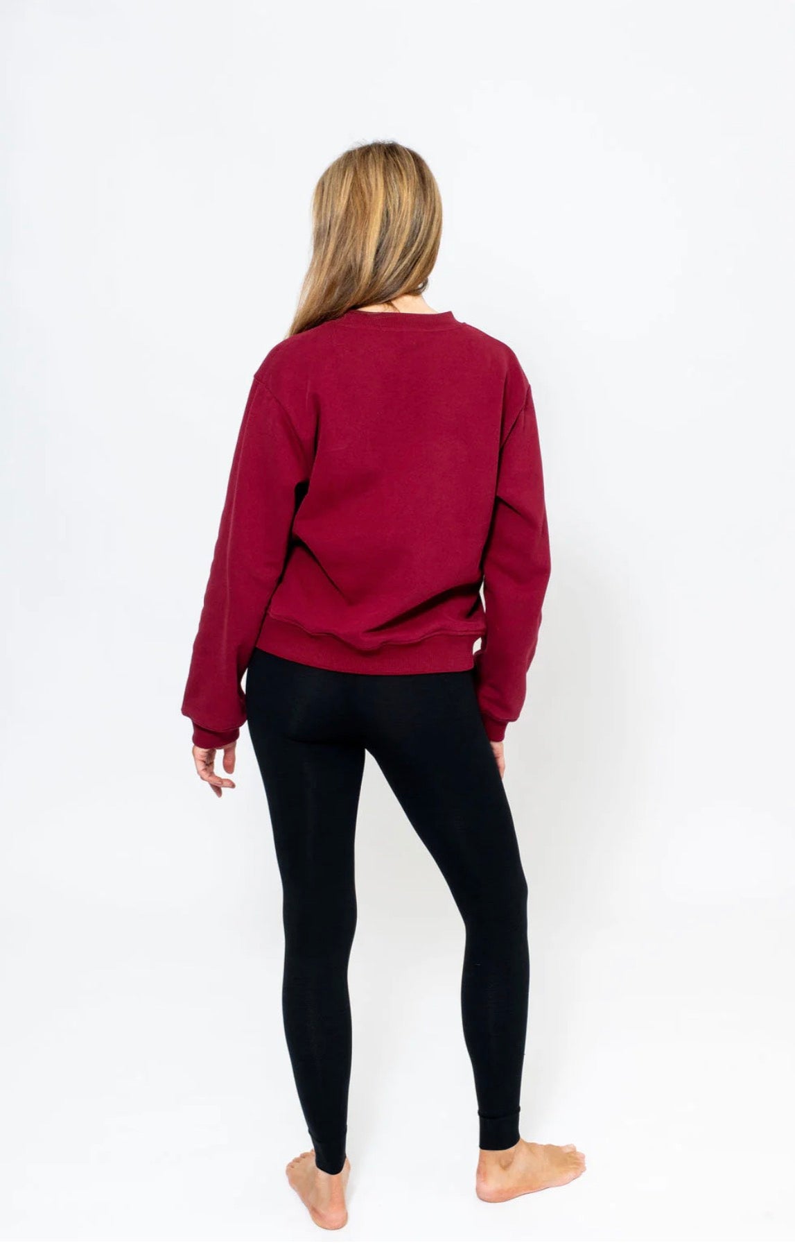 Every Body Nova Crewneck, Dark Berry -Run & Relax