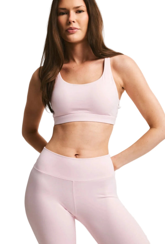 Cloudform Crossback Sports Bra Millenial Pink