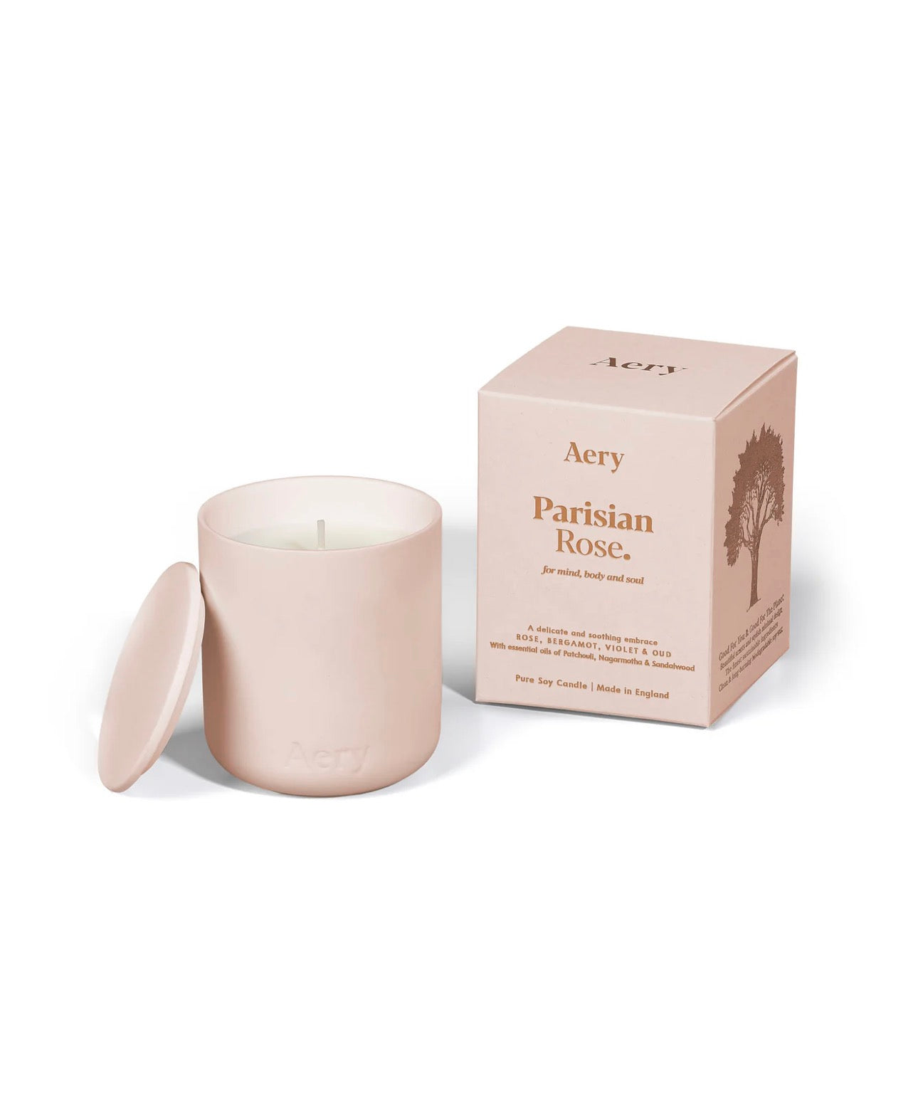 Parisian Rose Scented Candle by Aery Living