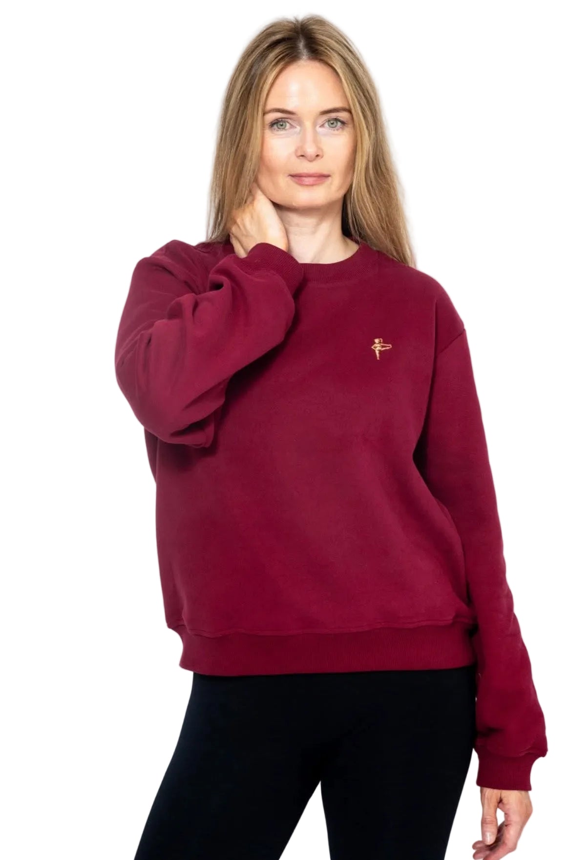 Every Body Nova Crewneck, Dark Berry -Run & Relax