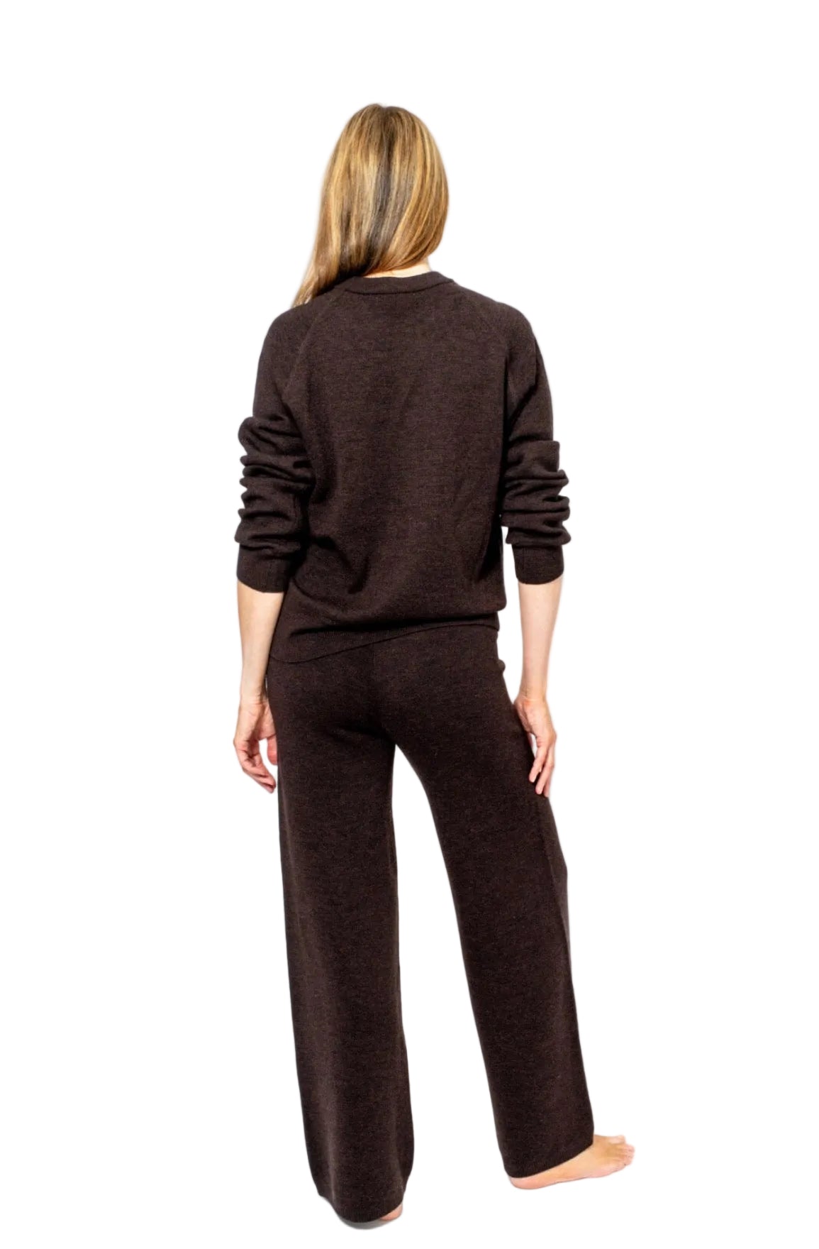 Relax Merino Crew, Hot Coffee -Run & Relax