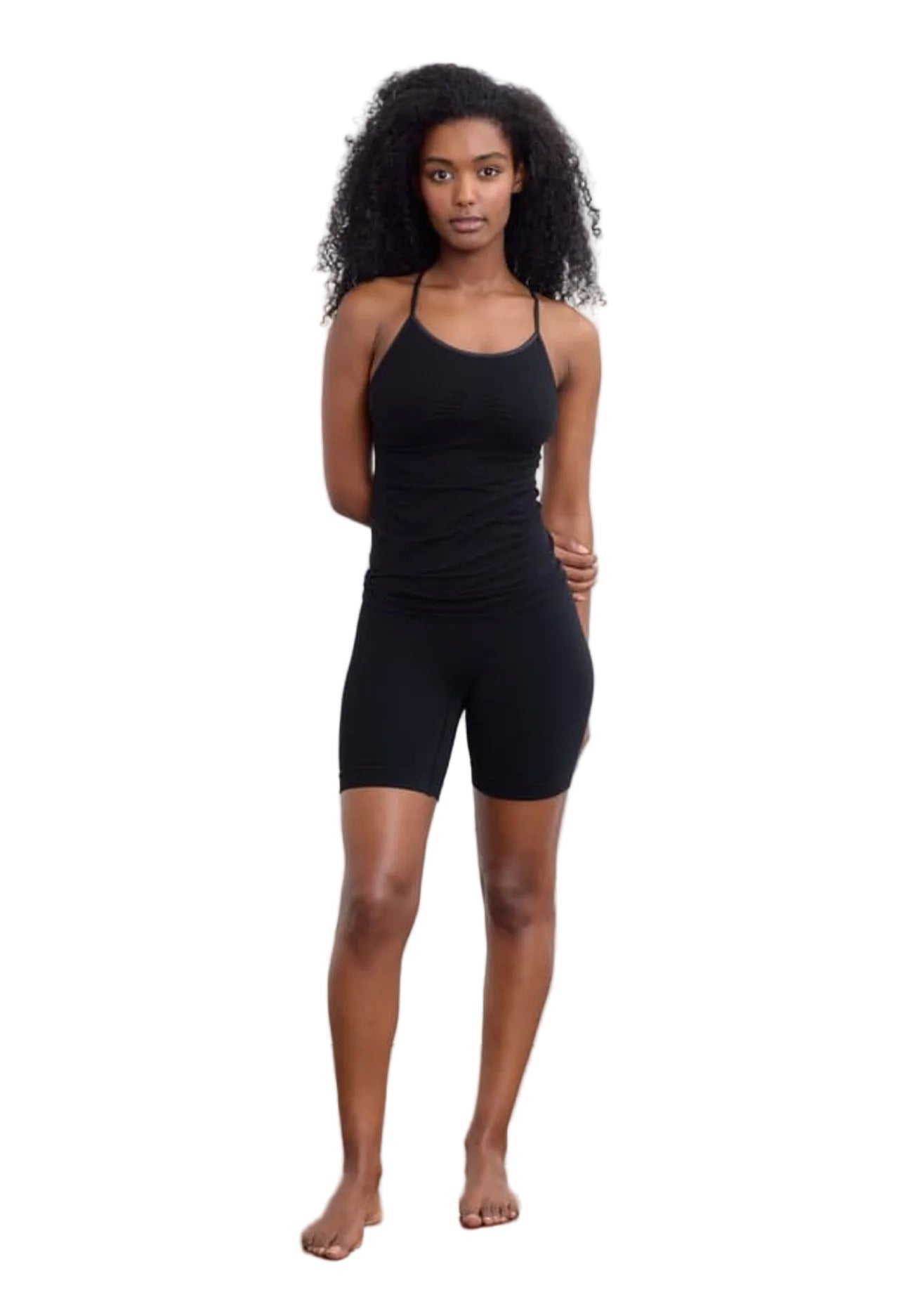 Bamboo Shorts, 6 inch, Beautiful Black, Run & Relax