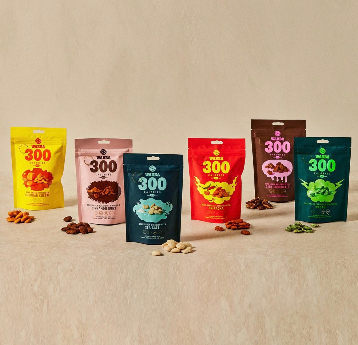 Wabba Beans 45g (velg mellom 6 ulike smaker)