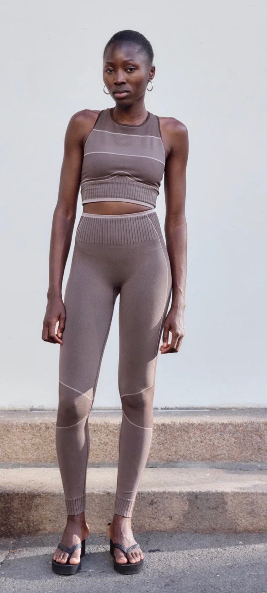 Mapping Tights - Deep Espresso, Run & Relax