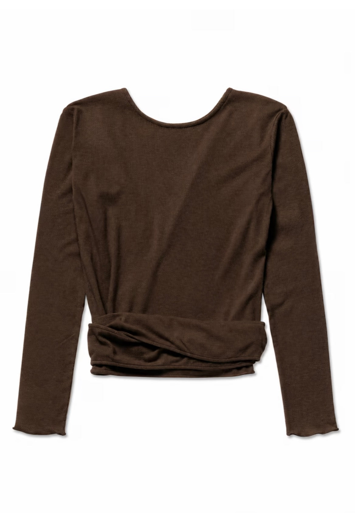Basic Wrap Top - Hot Coffee, Run & Relax