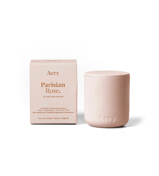 Parisian Rose Scented Candle by Aery Living