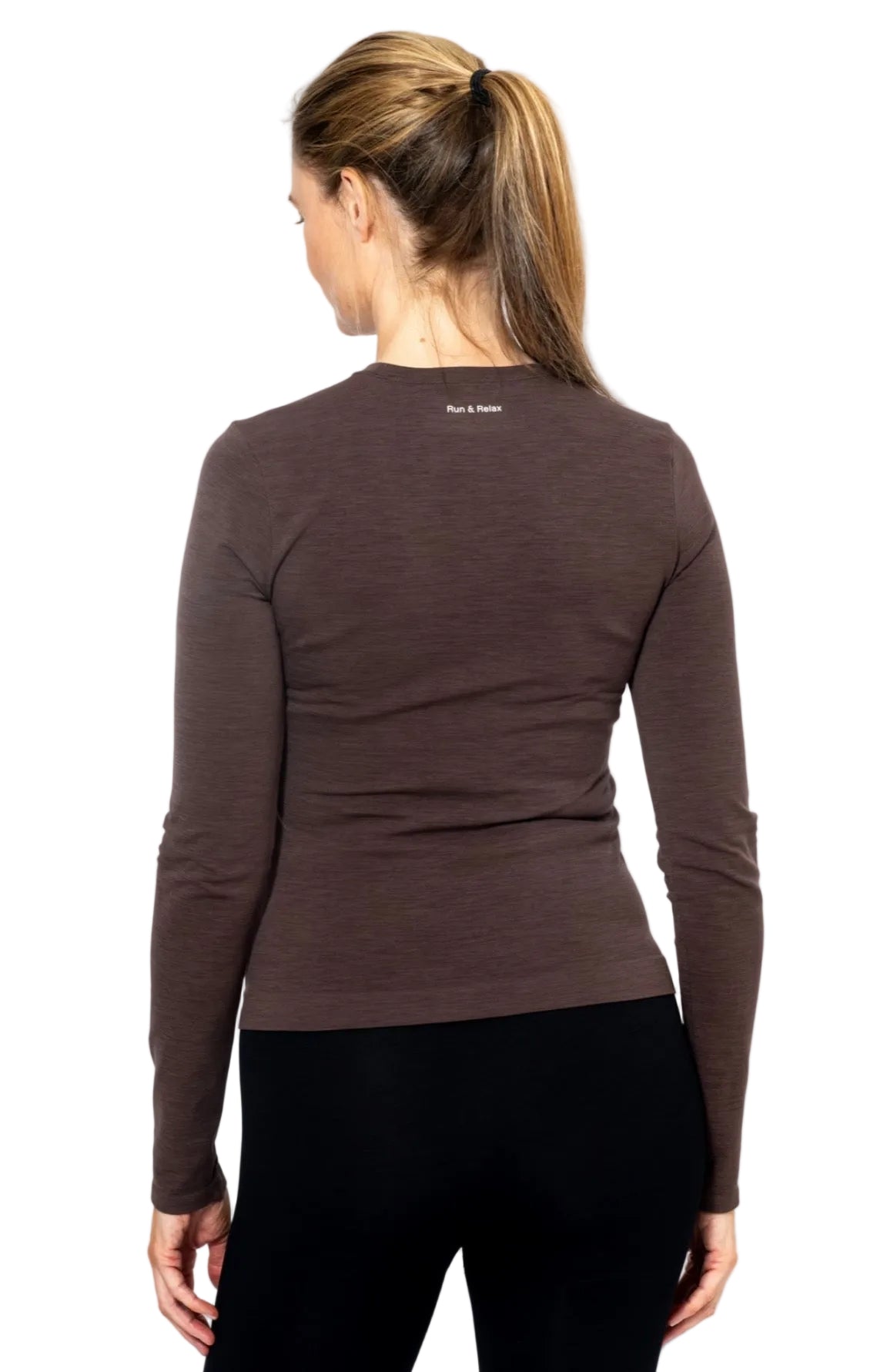 Bandha Longsleeve, Hot Coffee -Run & Relax