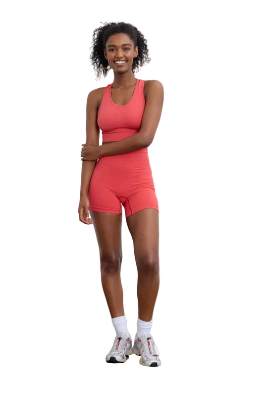 Seamless Sportsbra - Washed Red