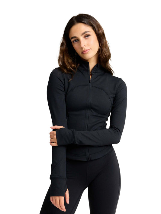 Sculptluxe Zip Jacket Black