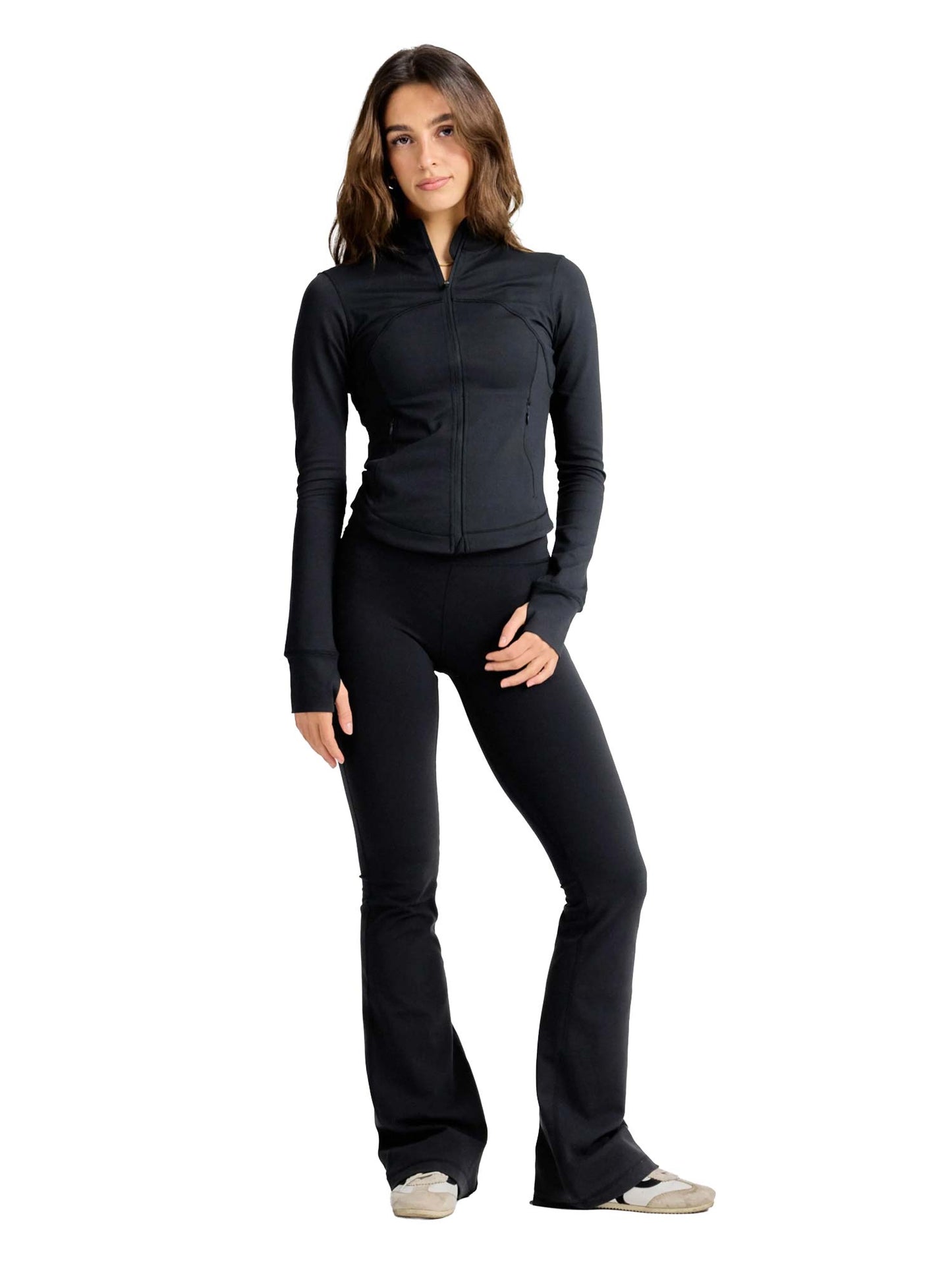 Sculptluxe Zip Jacket Black
