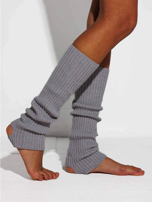 Leggvarmere - 100% Merino Ull (grå)
