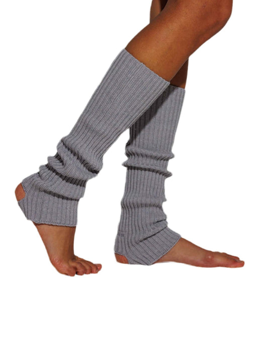 Leggvarmere - 100% Merino Ull (grå)