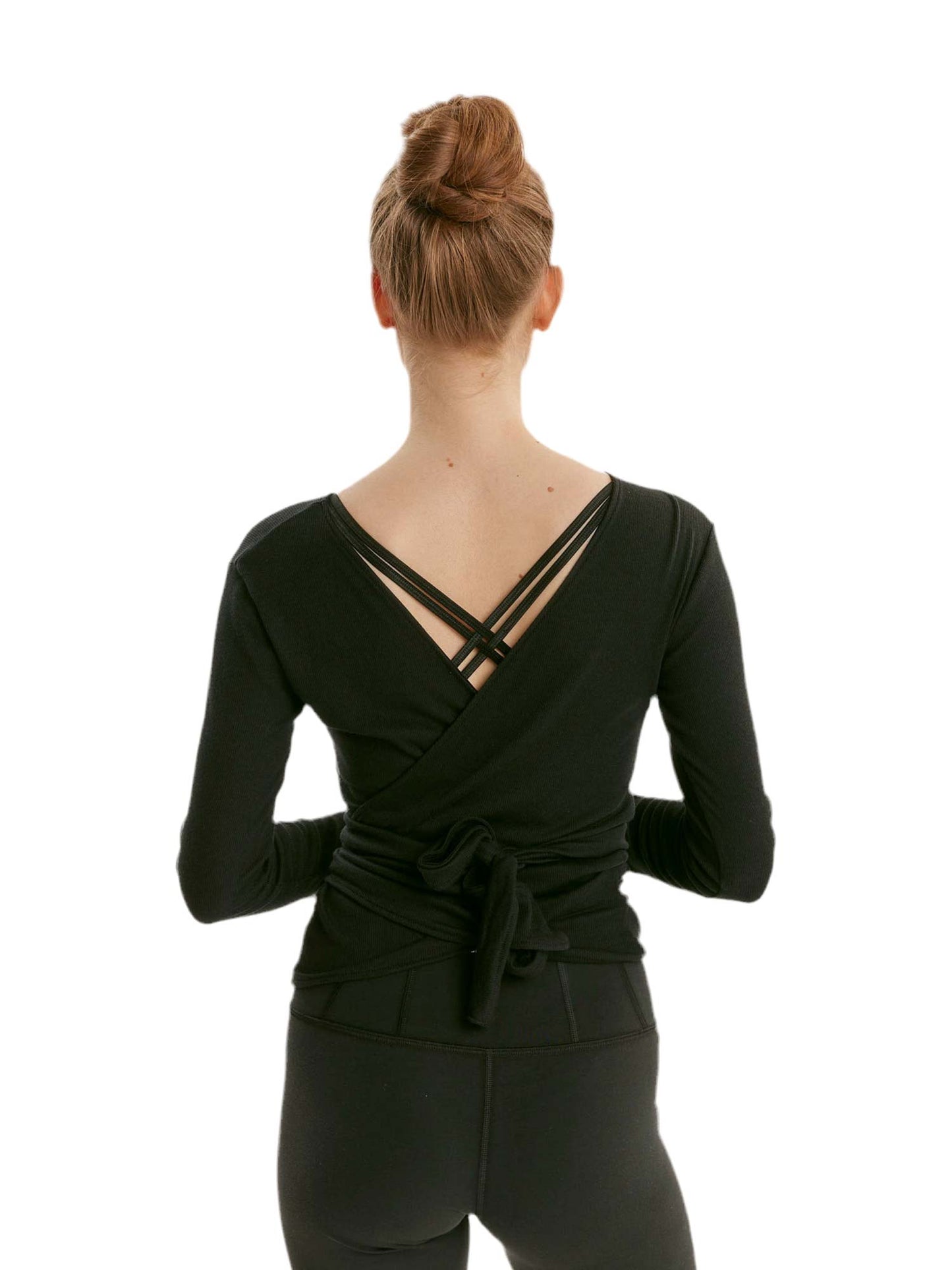 Basic wrap genser - Beautiful Black